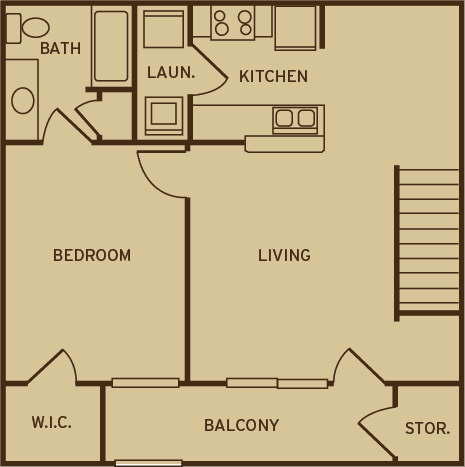 Floor Plans of Park at Kirkstall in Houston, TX