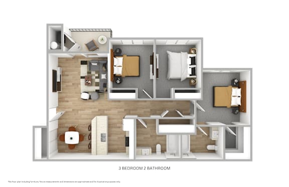 Copper Mesa 3x2 floor plan