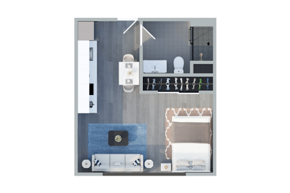 Edendale 3D Floor Plan Studio A2
