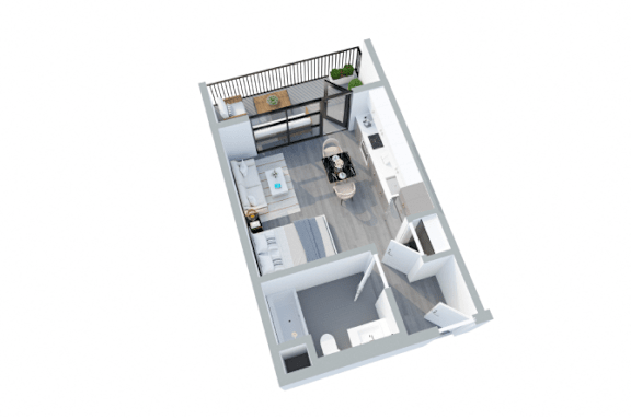 Edendale 3D Floor Plan Studio C