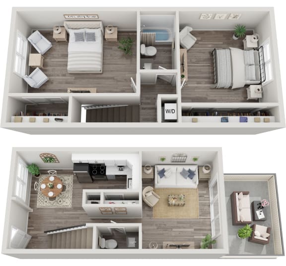 Floor Plan  Fountain Parc Apartments | Indianapolis, IN