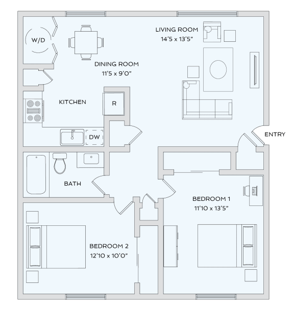 Lake Castleton Apartment Homes | Indianapolis, IN | Floor Plans