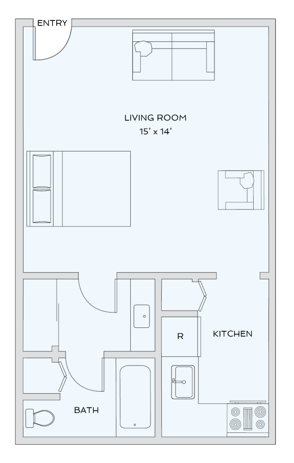 Lake Castleton Apartments Homes | Indianapolis, IN | Floor Plan