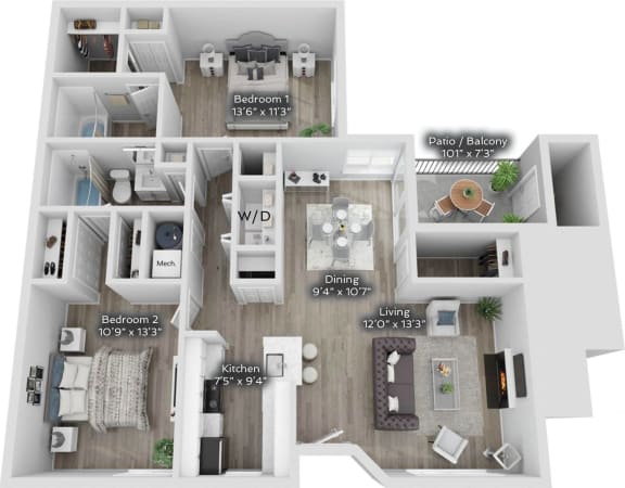 a 2400 sq ft floor plan  the crossings
