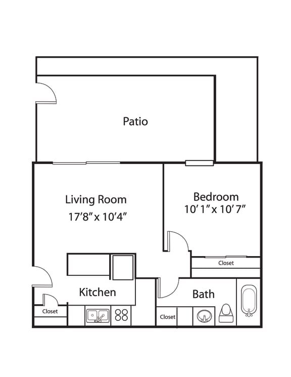 Floor Plans of Spinnaker Court in Indianapolis IN