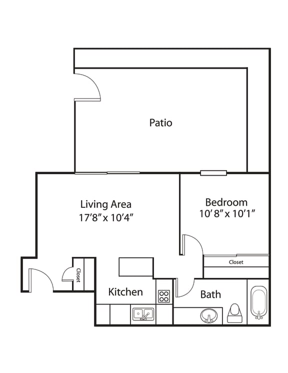 Floor Plans of Spinnaker Court in Indianapolis IN