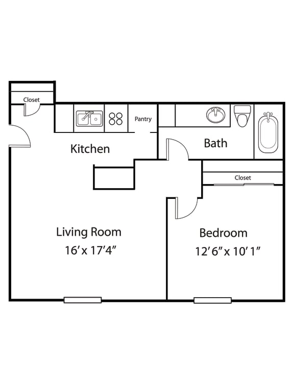 Floor Plans of Spinnaker Court in Indianapolis IN