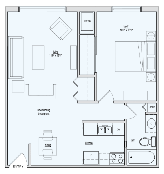 Town &amp; Country Apartments  |  Wixom, MI  |  Floor Plans