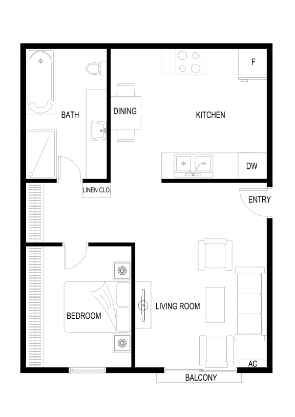 9404 Regent Apartment Floorplans