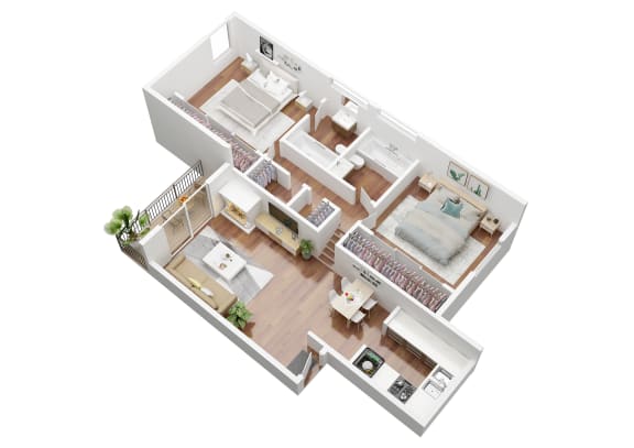 2 Bedroom Apartment Veteran