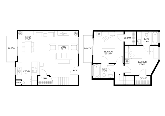 2 Bedroom Townhouse Crenshaw Townhouses