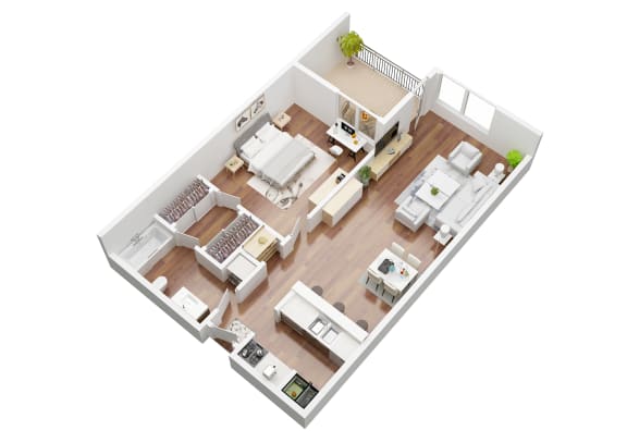 Cielo 1 Bedroom Apartment