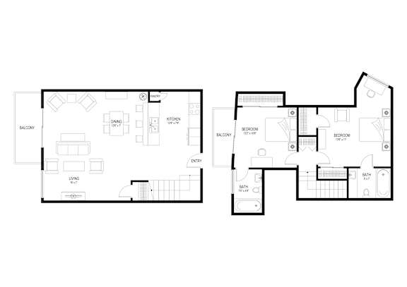 2 Bedroom Townhouse Crenshaw Townhouses