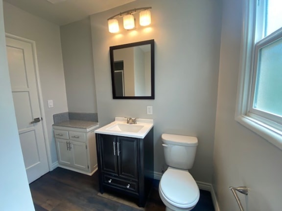 Updated Bathrooms with new vanity and flooring