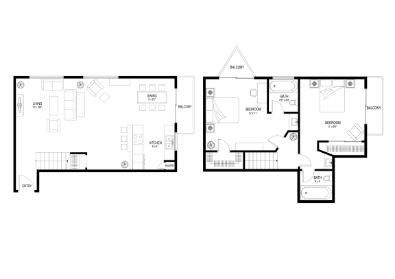 2 Bedroom Townhouse Crenshaw Townhouses