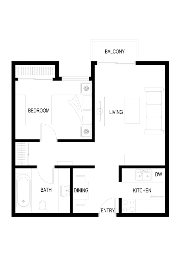 Cielo 1 Bedroom Apartment