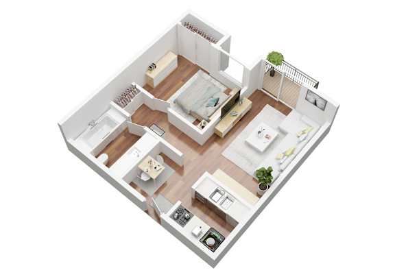 Cielo Apartments 1 bedroom