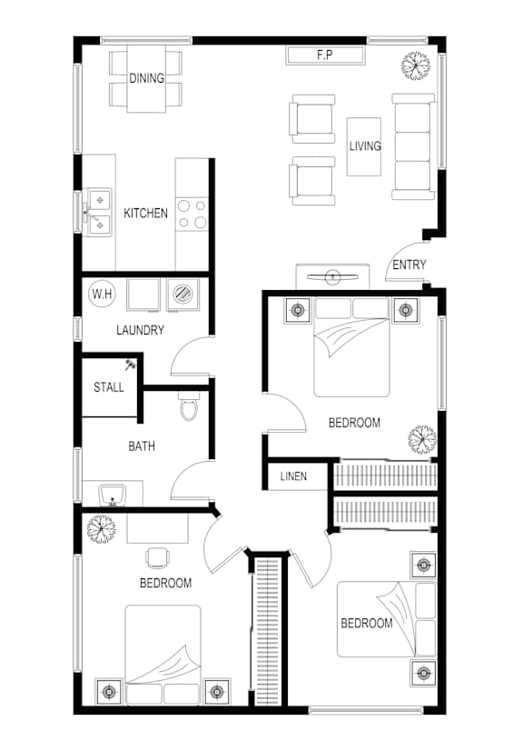 ASH Floorplan Handicap