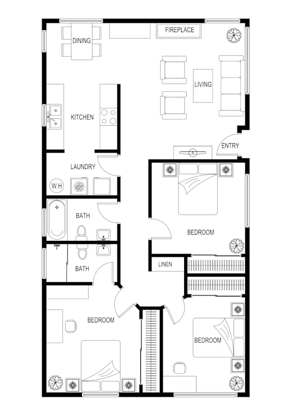 Dogwood 3 Bedroom