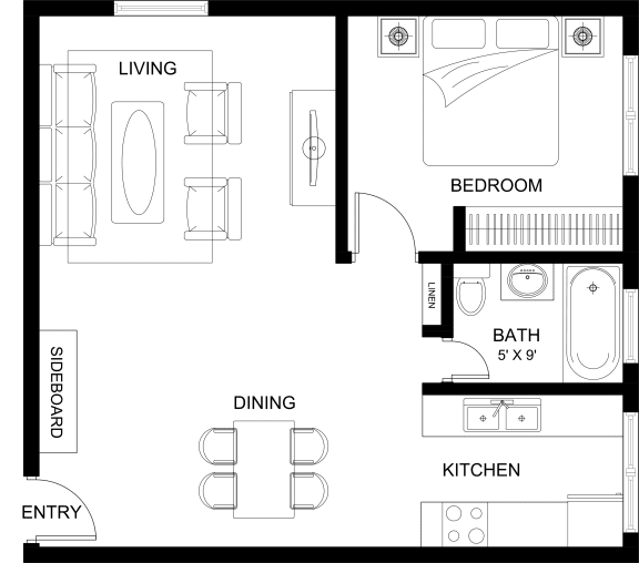 Crenshaw Manor Florence Floorplan