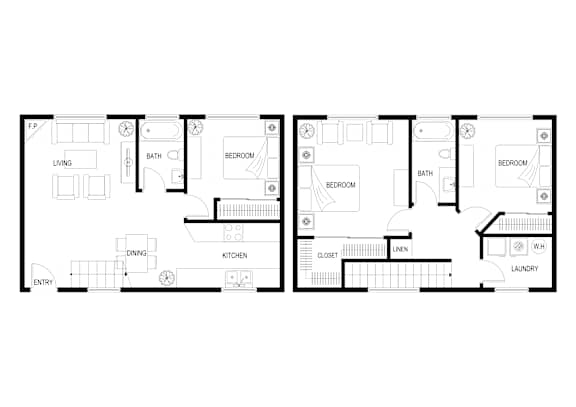 G 3 Bedroom Townhouse Elm