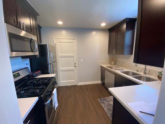 Spacious updated kitchen. Plenty of room to cook your favorite meals.