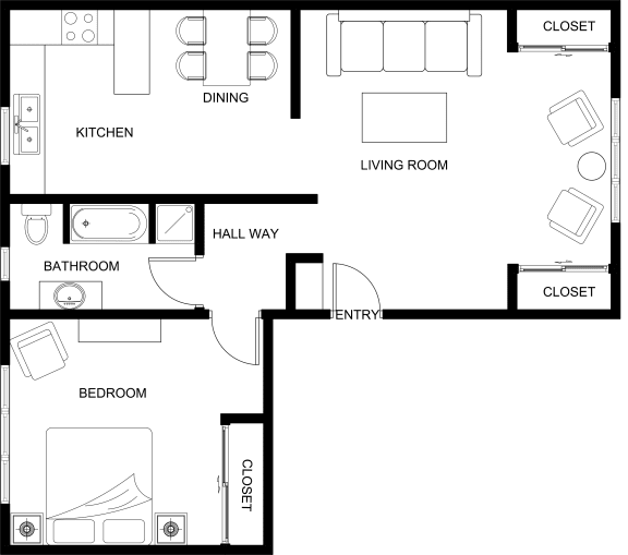 Heritage Floorplan at Leimert Park