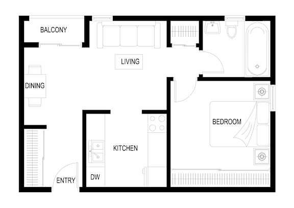 Cielo 1 Bedroom Apartment