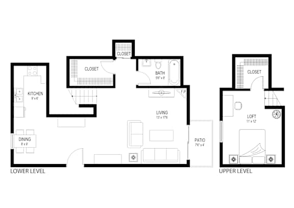 Corsica Loft Floorplan Oxnard Terrace