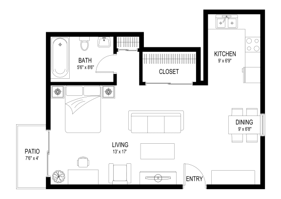 Oxnard Terrace Monaco Floorplan