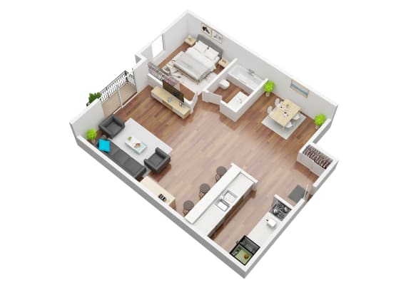 Cielo 1 bedroom apartment