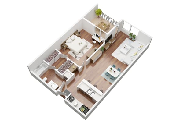 Cielo 1 Bedroom Apartment