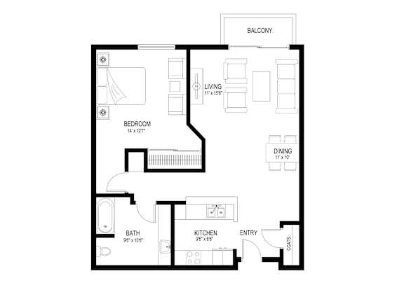 2D floor plan