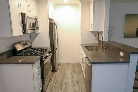 1 Bedroom - Floor plan B  at Westwood Riviera Apartments, Los Angeles, CA, 90024