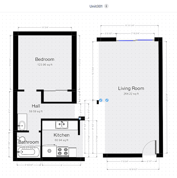 1 bed 1 bath A at Bonnie Brae Apartments, Los Angeles