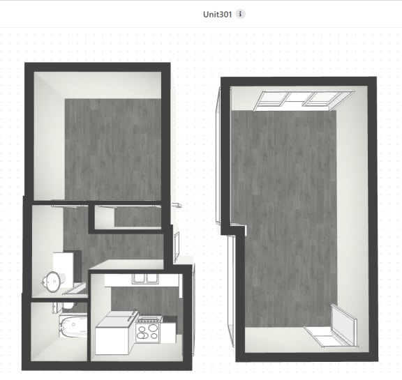 1 bed 1 bath at Bonnie Brae Apartments, Los Angeles, California