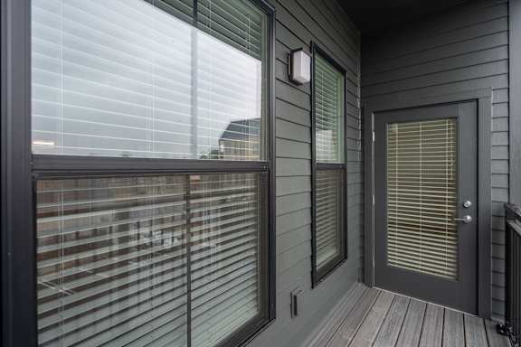 A3 Exterior Balcony or Patio with Door into Living Room