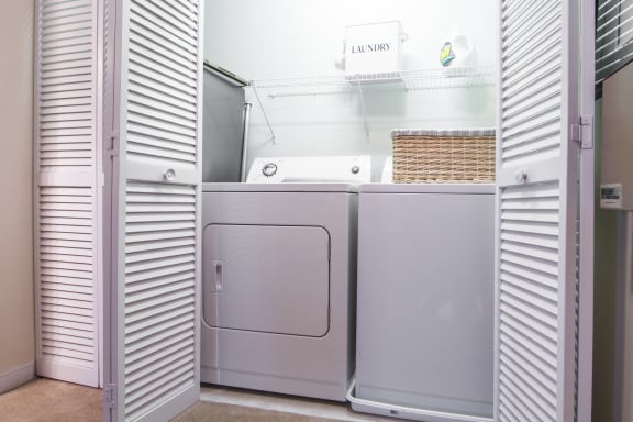 Full size washer and dryer