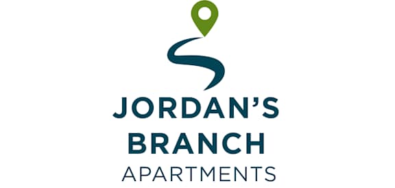 A logo for Jordan's Branch Apartments is displayed.