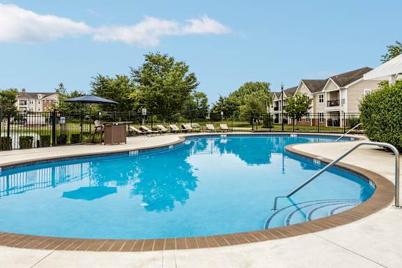 Pool View at Merion at Cross Keys Apartments, California