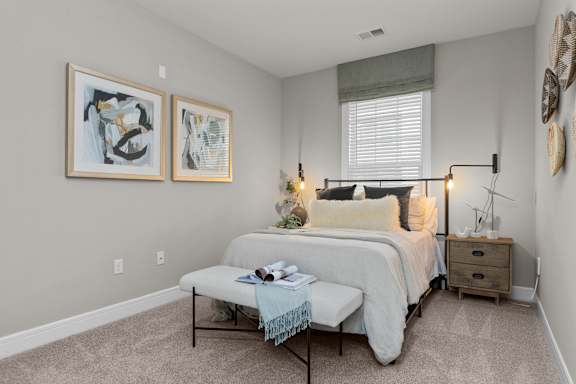 Bedroom at Merion at Cross Keys Apartments, California, 08094