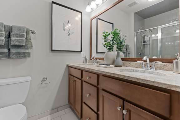 Luxurious Bathroom at Merion at Cross Keys Apartments, Williamstown