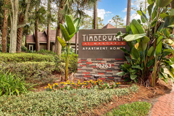 Property Signage at Timberwalk at Mandarin Apartment Homes, Jacksonville, Florida