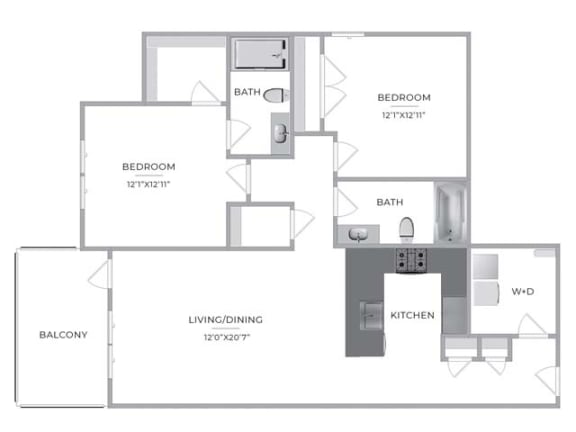 Carillon Woods Two Bedroom  at Carillon Woods, Millsboro, Delaware