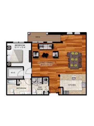 I2 Floor Plan at The Collings at the Lumberyard, Collingswood, NJ