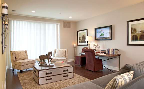 Living Room at Pennsauken Golf Course Villas, PENNSAUKEN, New Jersey