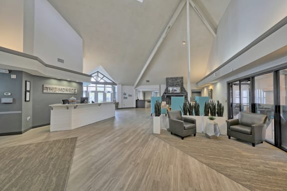 Lobby And Reception  at The Monroe Apartment Homes, Tallahassee, FL