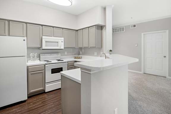 kitchen with large space at Edgewood Village, Lewisville, TX