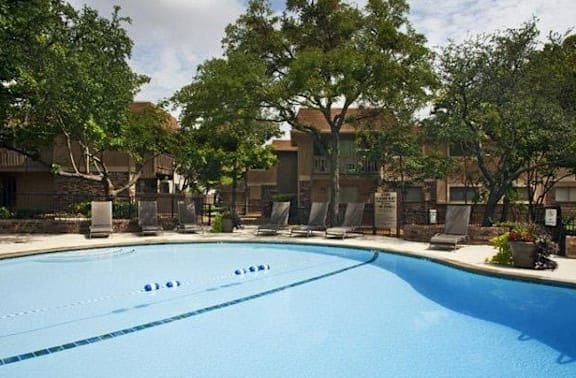 Sparkling resort-style pool  at Forest Glen, Texas