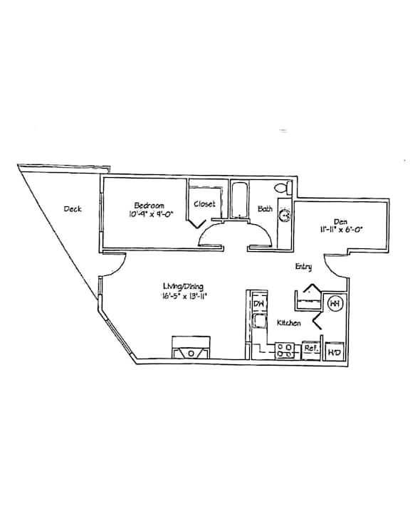a floor plan of a home with bedrooms and baths